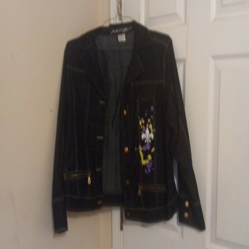 A Dark Blue Jean Jacket